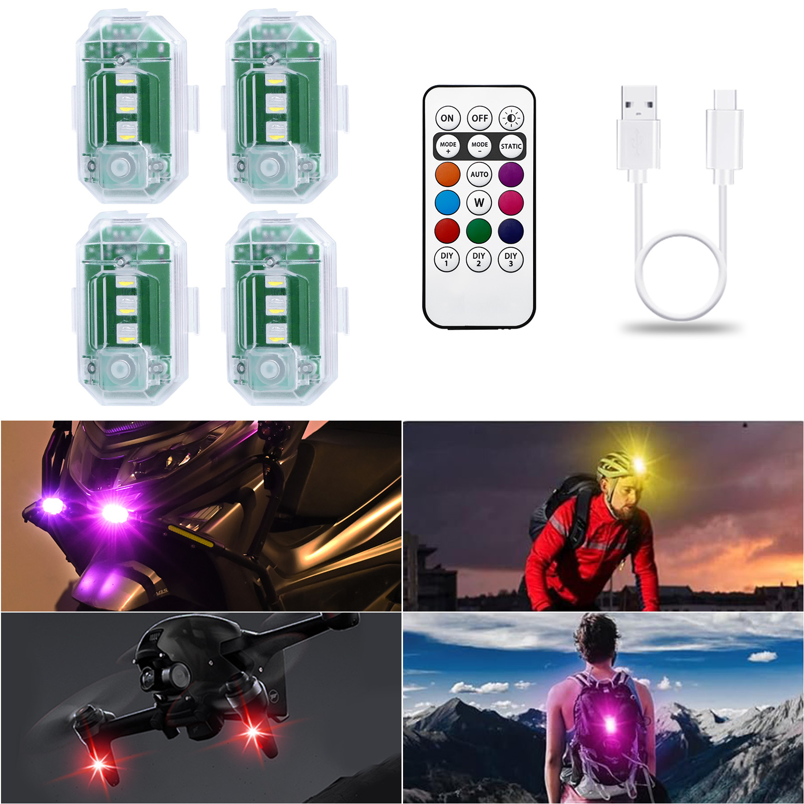LECART Wireless Led Lights for – Drone Strobe Light recenzja i cena