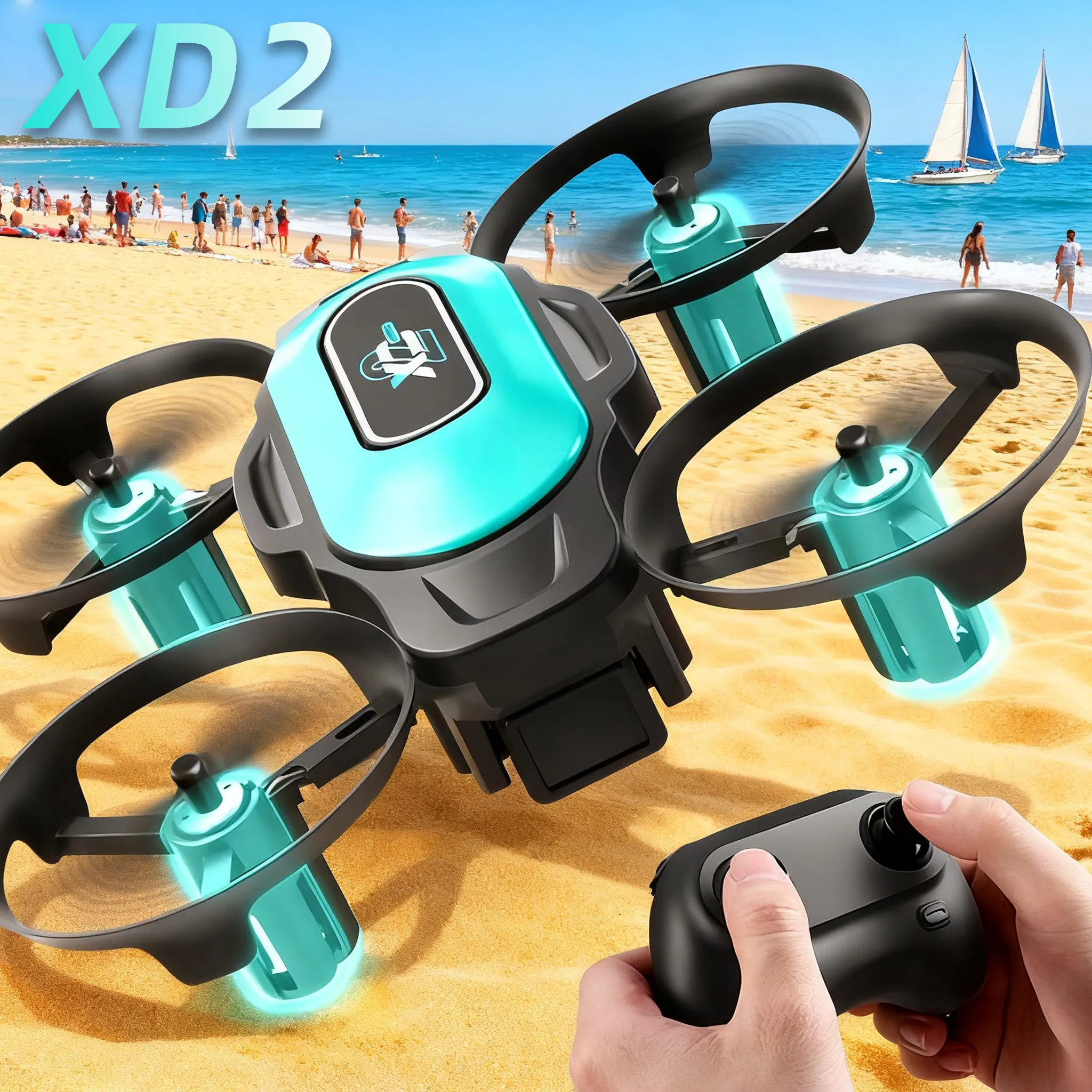 XD2 Mini Drone, 360° Stunt Fli – Drone Beacon Light recenzja i cena