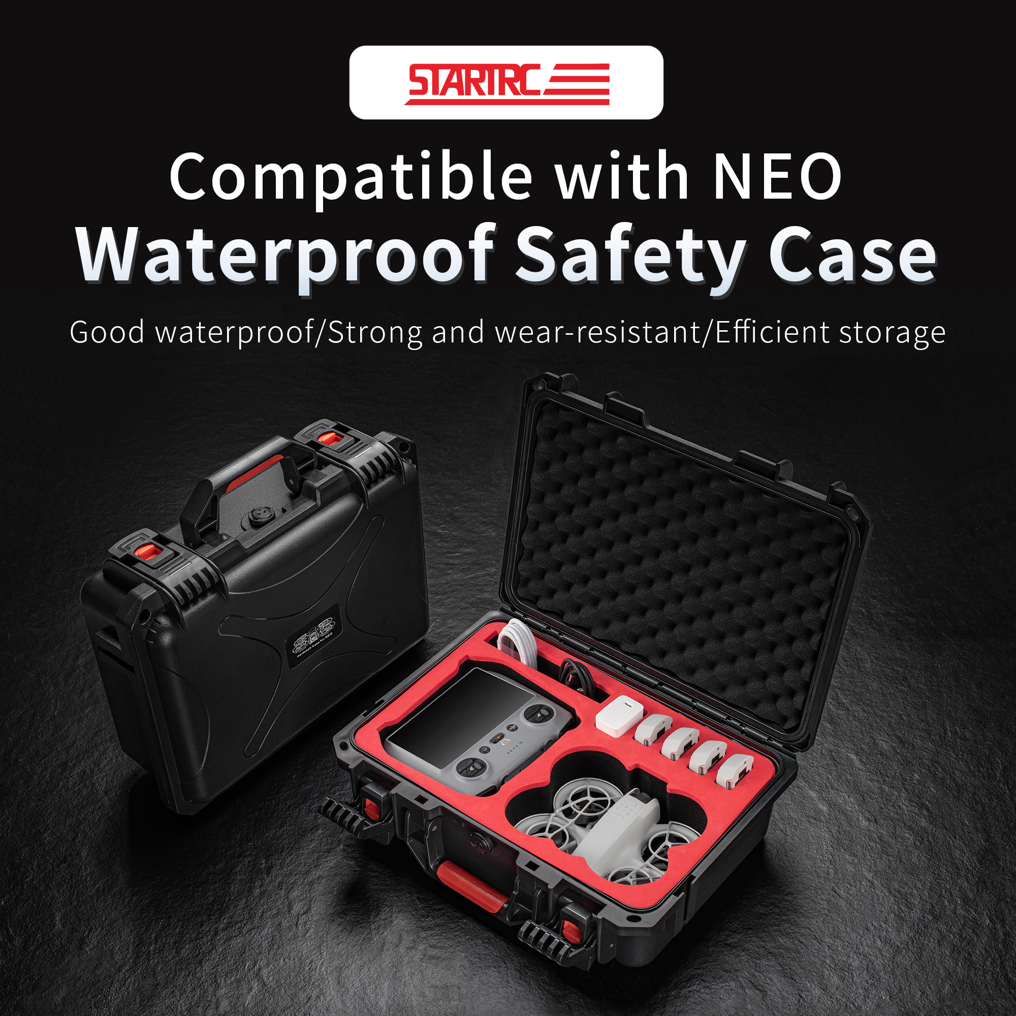 Portable Hard Waterproof Case  – Drone Joystick Cover recenzja i cena