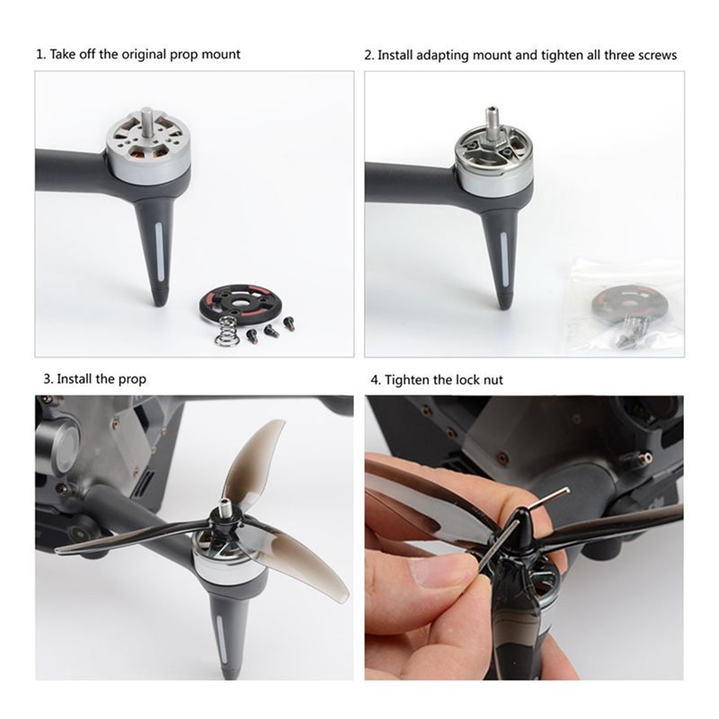 B50B-Motor Plate Adapter 4Pcs  – Drone Propeller Holder recenzja i cena