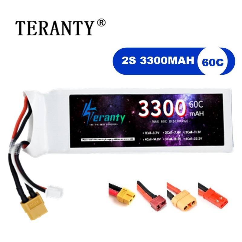 2S 7.4V LiPo Battery 3300mAh 6 – Drone Battery Adapter recenzja i cena