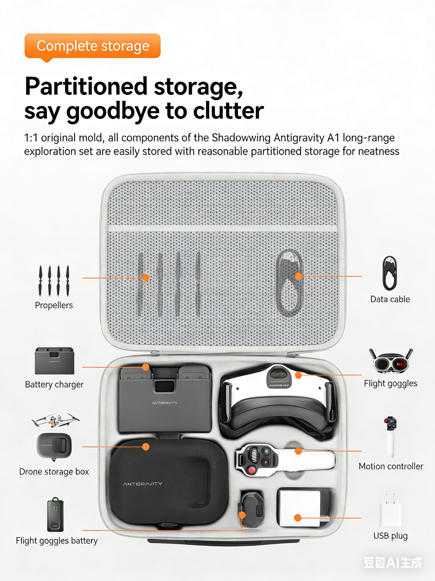 For Antigravity A1 Storage Bag – Drone Backpack recenzja i cena