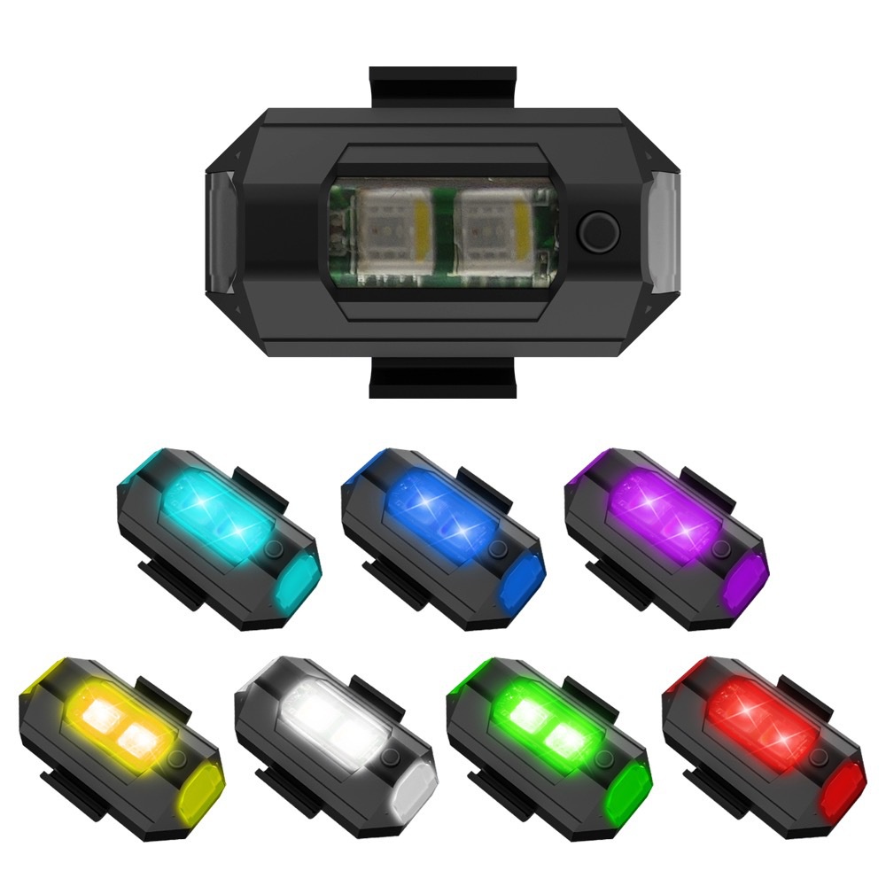1PC 7 Color Mini USB Charging  – Drone Beacon Light recenzja i cena