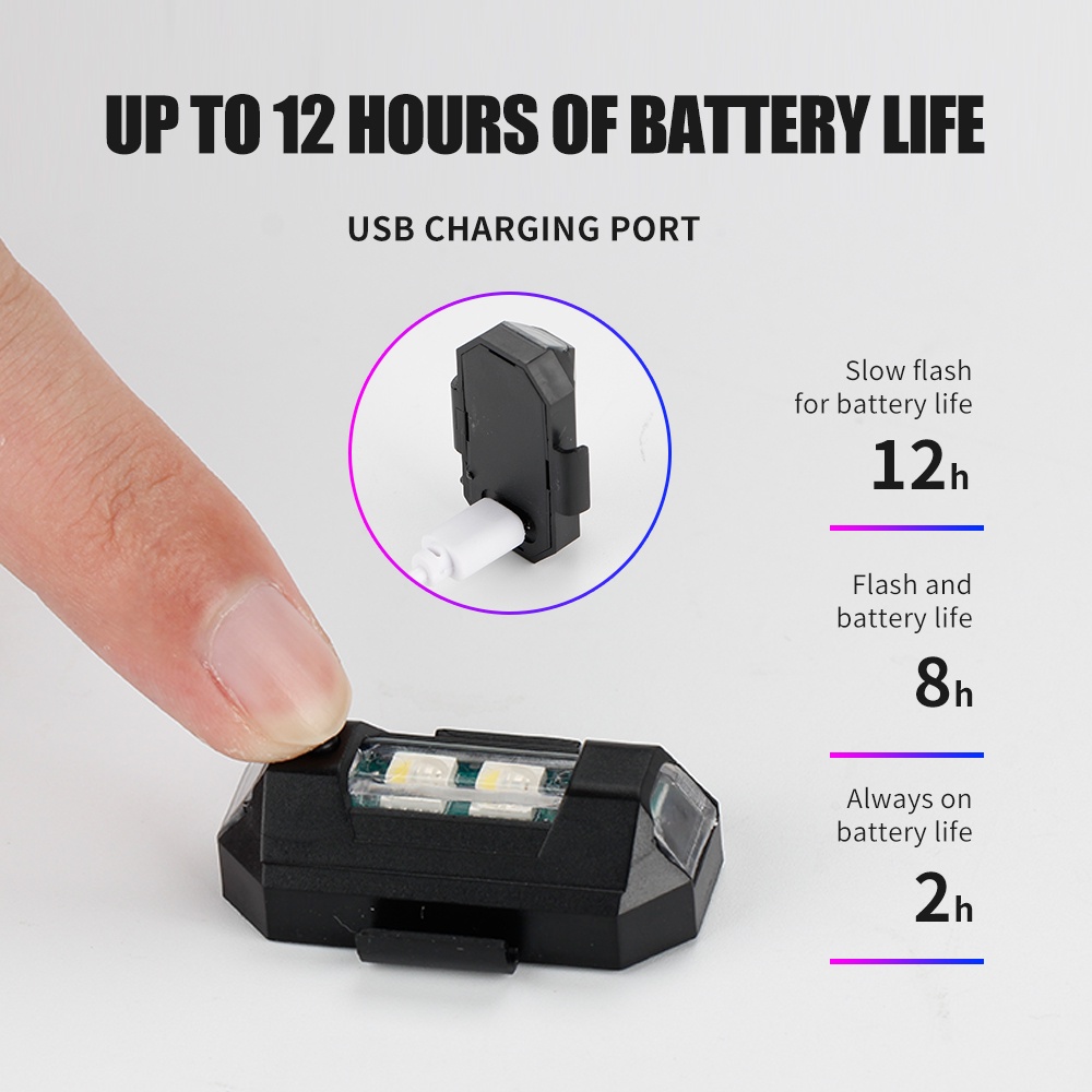 1PC 7 Color Mini USB Charging  – Drone Beacon Light recenzja i cena
