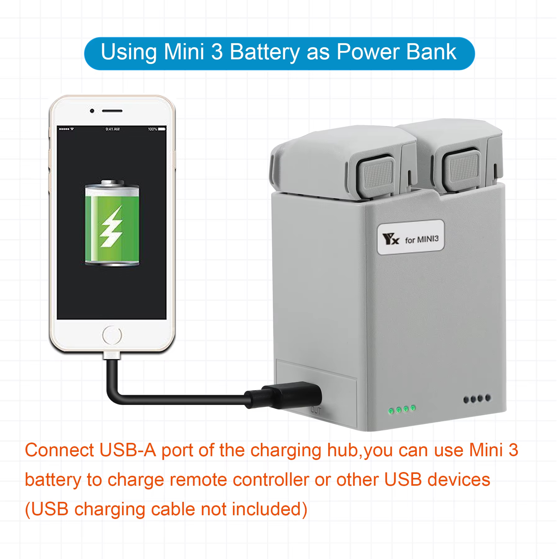 For DJI Mini 3Pro/4Pro Battery – Drone Power Bank recenzja i cena