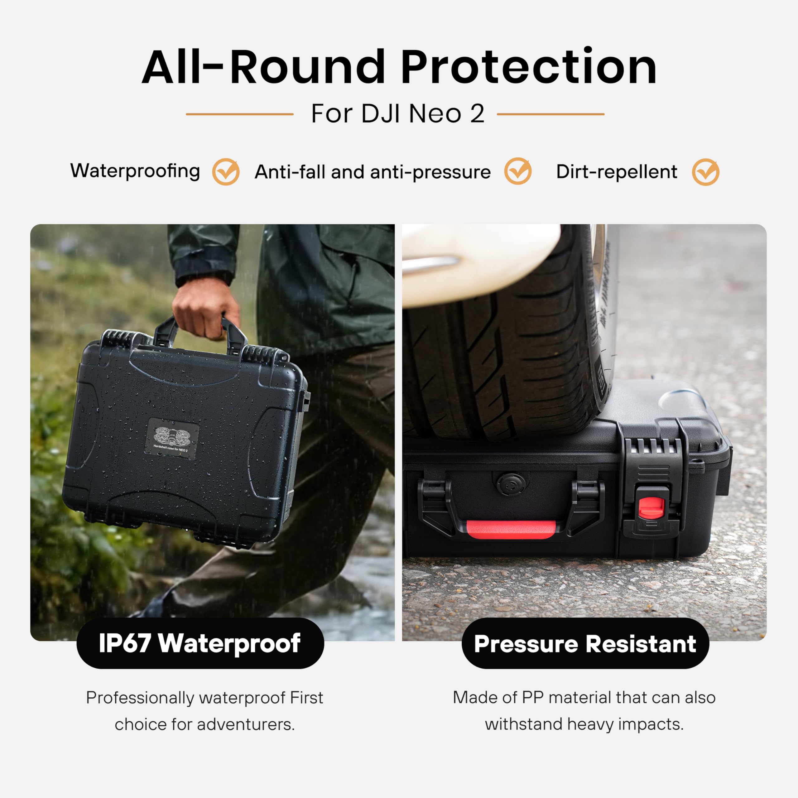 STARTRC Waterproof Hard Carryi – Drone Joystick Cover recenzja i cena
