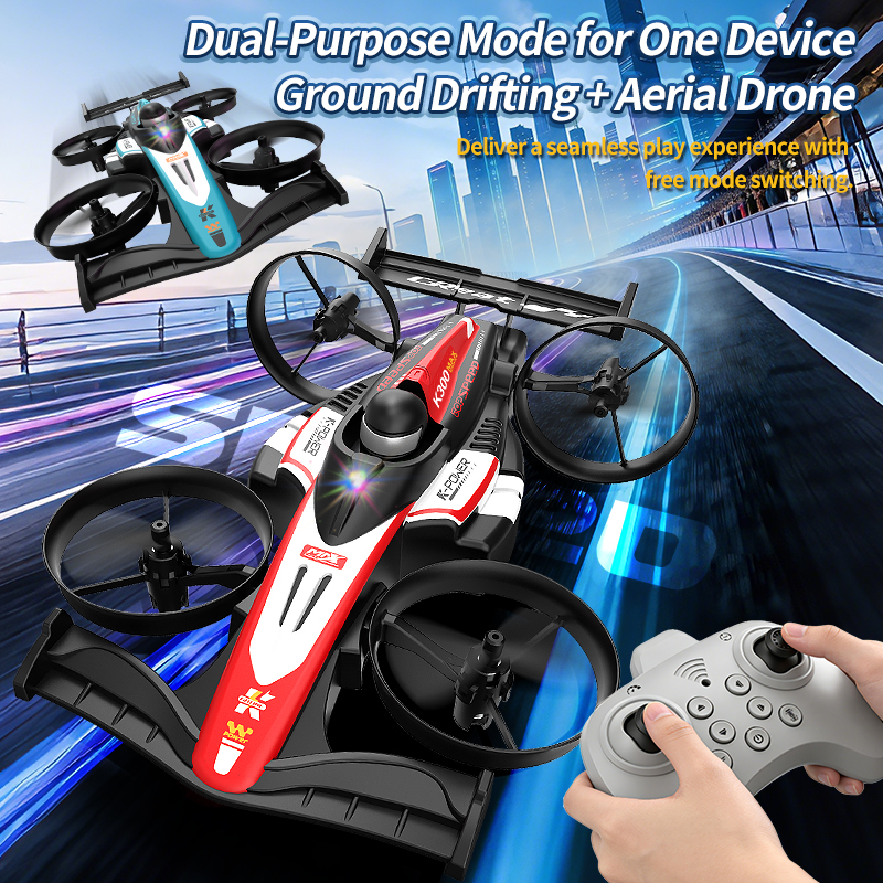 Mini RC Flying Car Transformab – Drone Beacon Light recenzja i cena